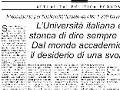 TRAGUARDI SOCIALI :: n.16 Maggio / Giugno 2005 :: L'Università italiana è stanca di dire sempre no