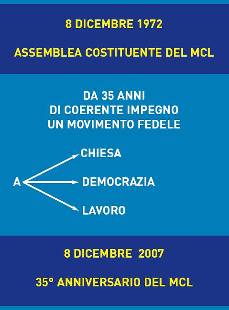 TRAGUARDI SOCIALI / n.28 Novembre / Dicembre 2007 :: Un Movimento al passo con i tempi