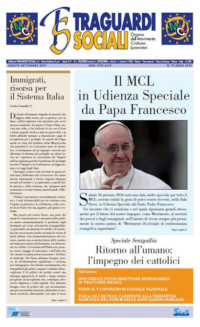 TRAGUARDI SOCIALI / n.73 Agosto / Settembre 2015 :: Il silenzio dei cattolici in politica: perché?